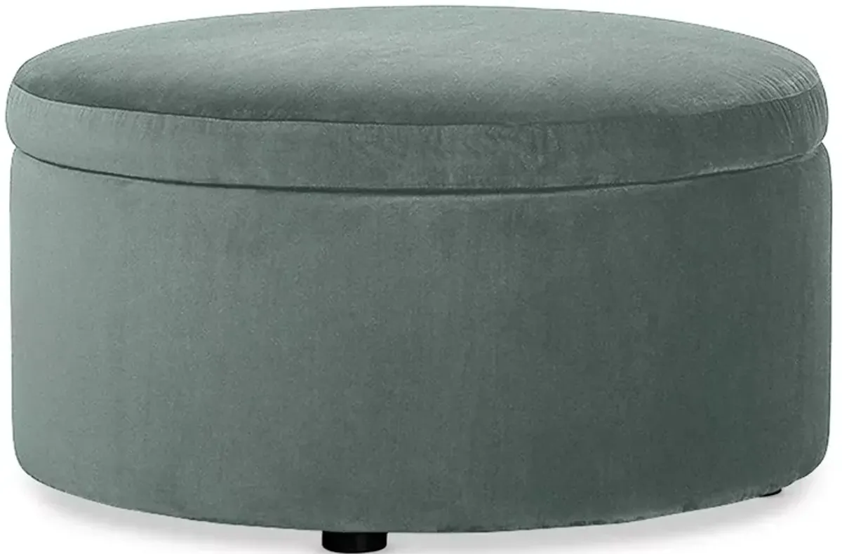 Bloomingdale's Alta Medium Circle Ottoman
