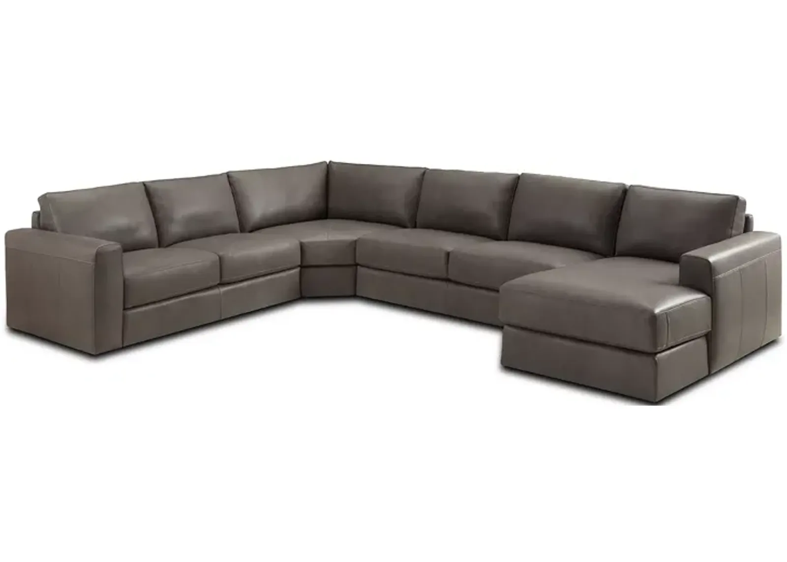 Chateau d'Ax Greyson Leather Sectional Sofa