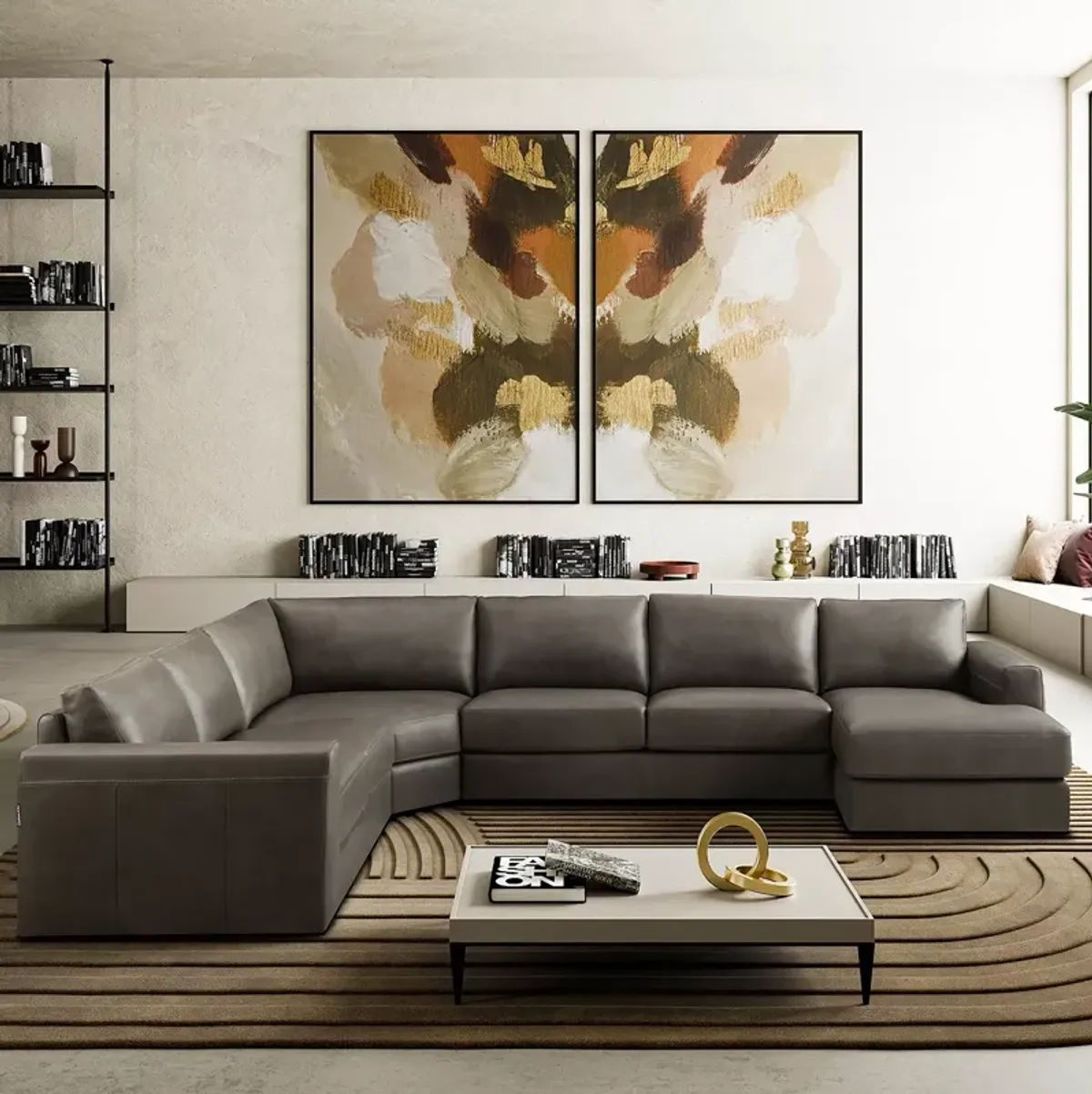 Chateau d'Ax Greyson 4-Piece Sectional - Exclusive