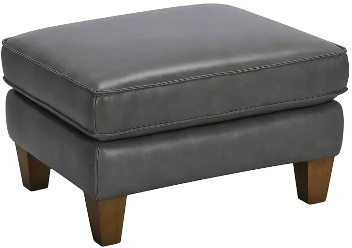 Bloomingdale's Hesh Leather Ottoman - Exclusive