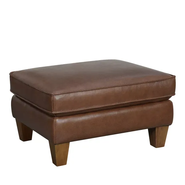 Bloomingdale's Hesh Leather Ottoman - Exclusive