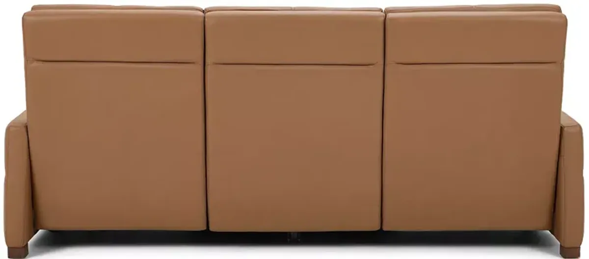 American Leather Rainier Echo Luxe Leather Sofa with 3 Power Seats