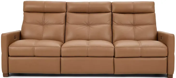 American Leather Rainier Echo Luxe Leather Sofa with 3 Power Seats