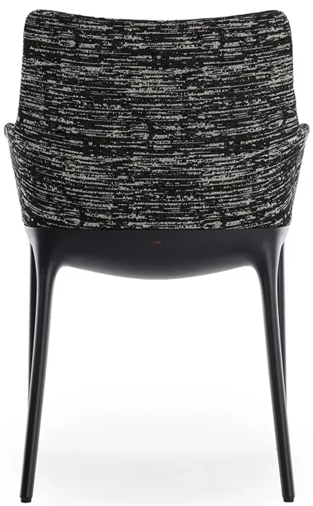 Kartell Eleganza Nia Melange Armchair, Black Legs  