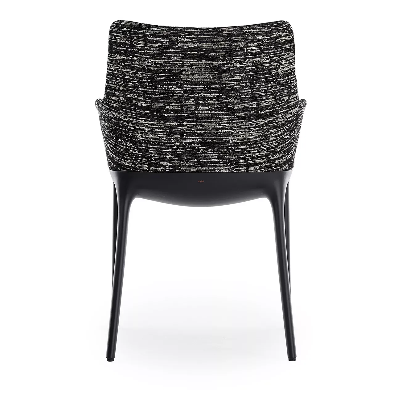 Kartell Eleganza Nia Melange Armchair, Black Legs  