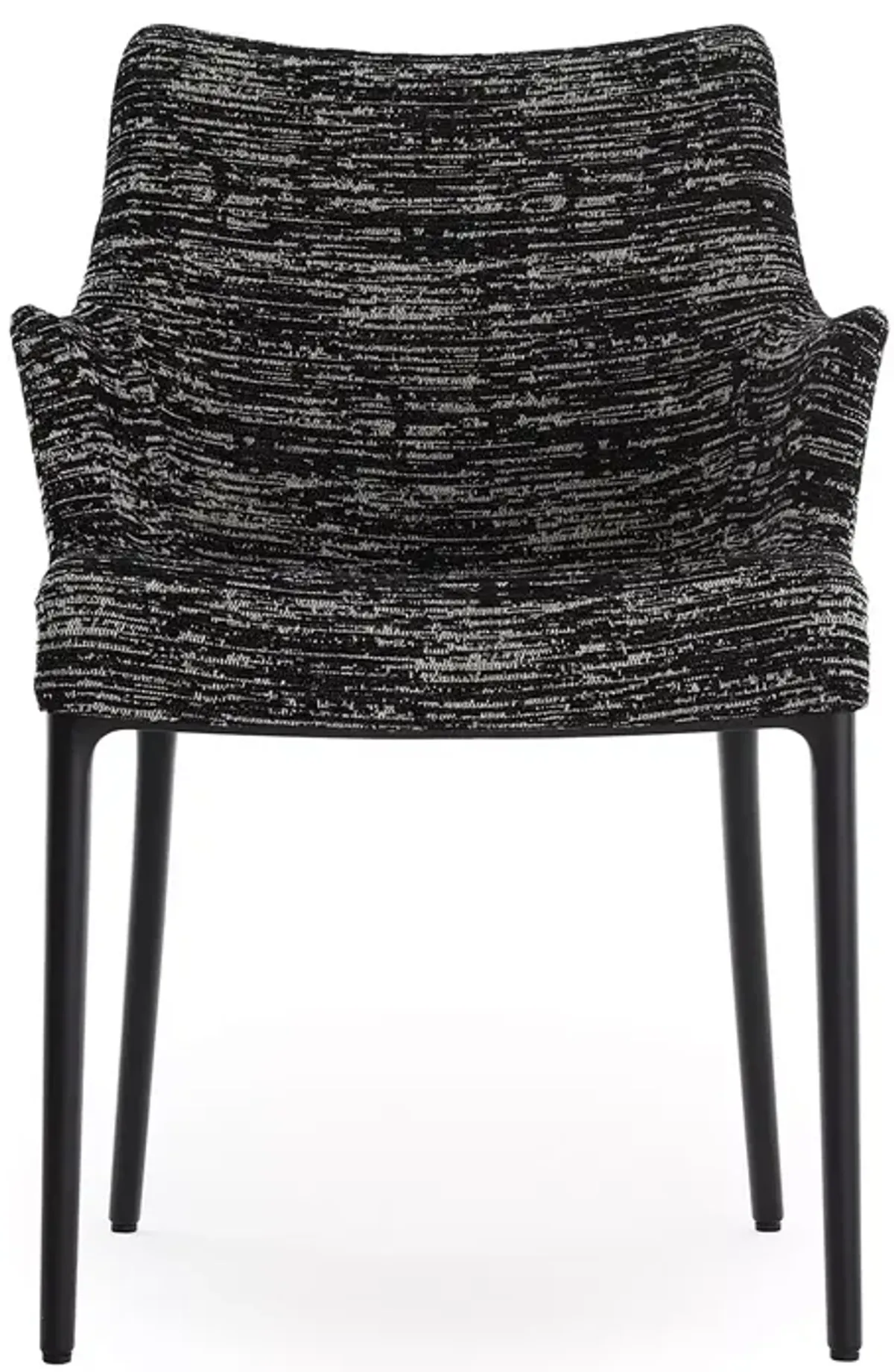 Kartell Eleganza Nia Melange Armchair, Black Legs  