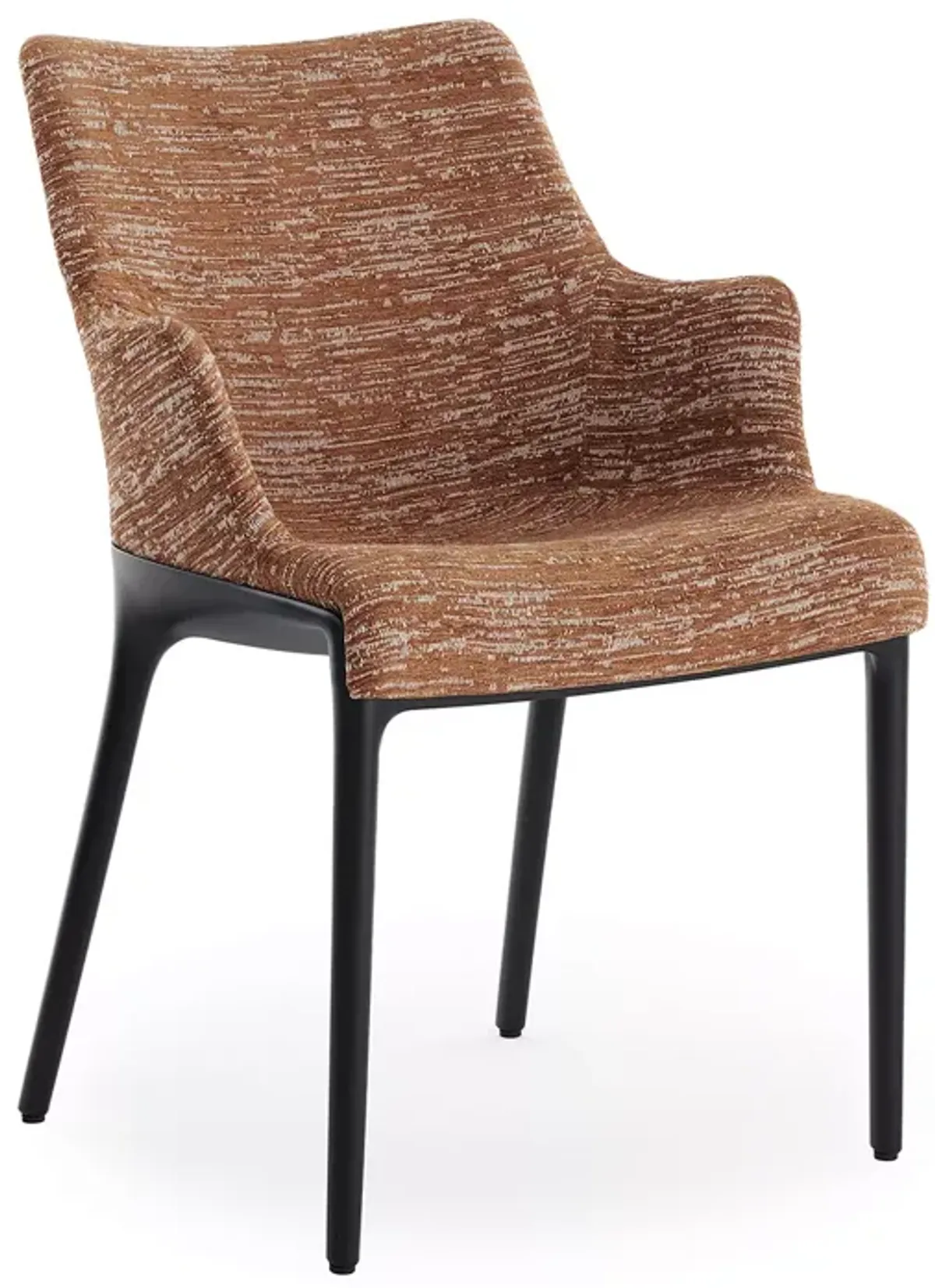 Kartell Eleganza Nia Melange Armchair, Black Legs  