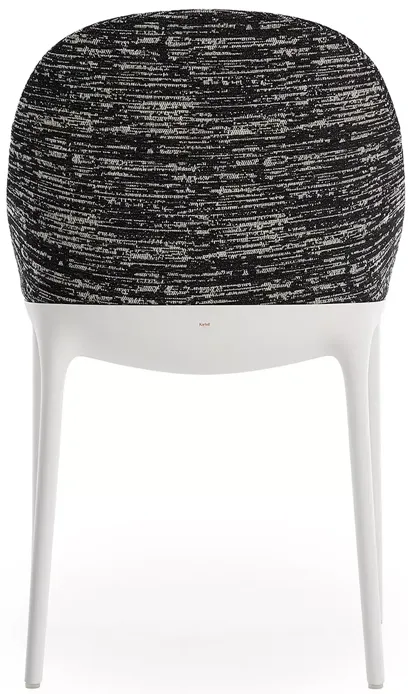 Kartell Eleganza Ela Dining Chair, White Legs  