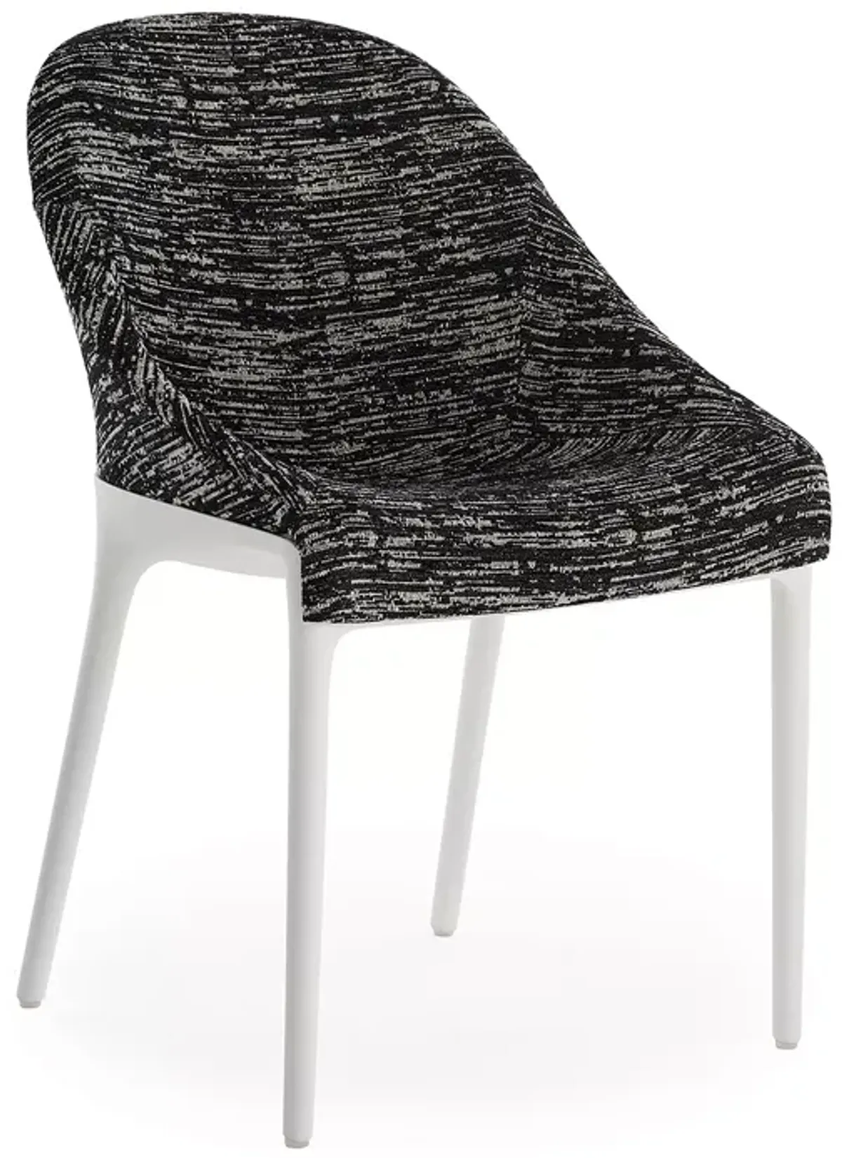 Kartell Eleganza Ela Dining Chair, White Legs  