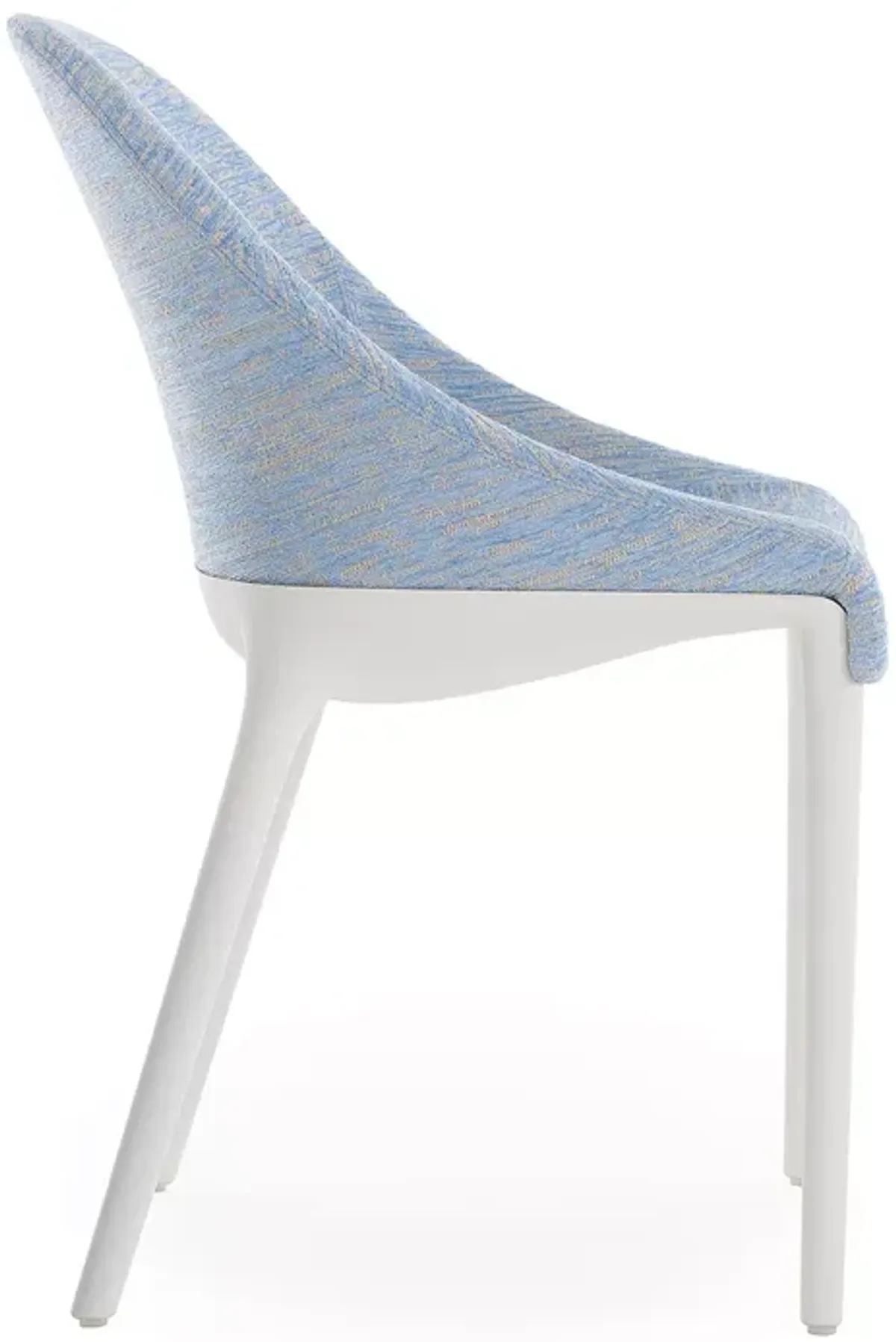 Kartell Eleganza Ela Dining Chair, White Legs  