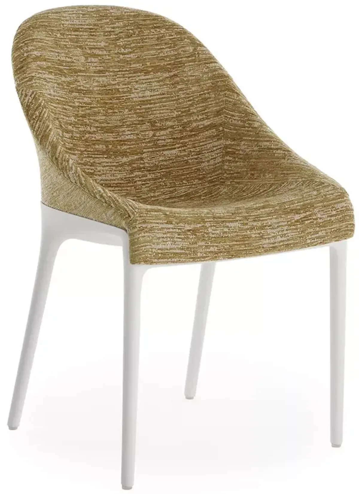 Kartell Eleganza Ela Dining Chair, White Legs  