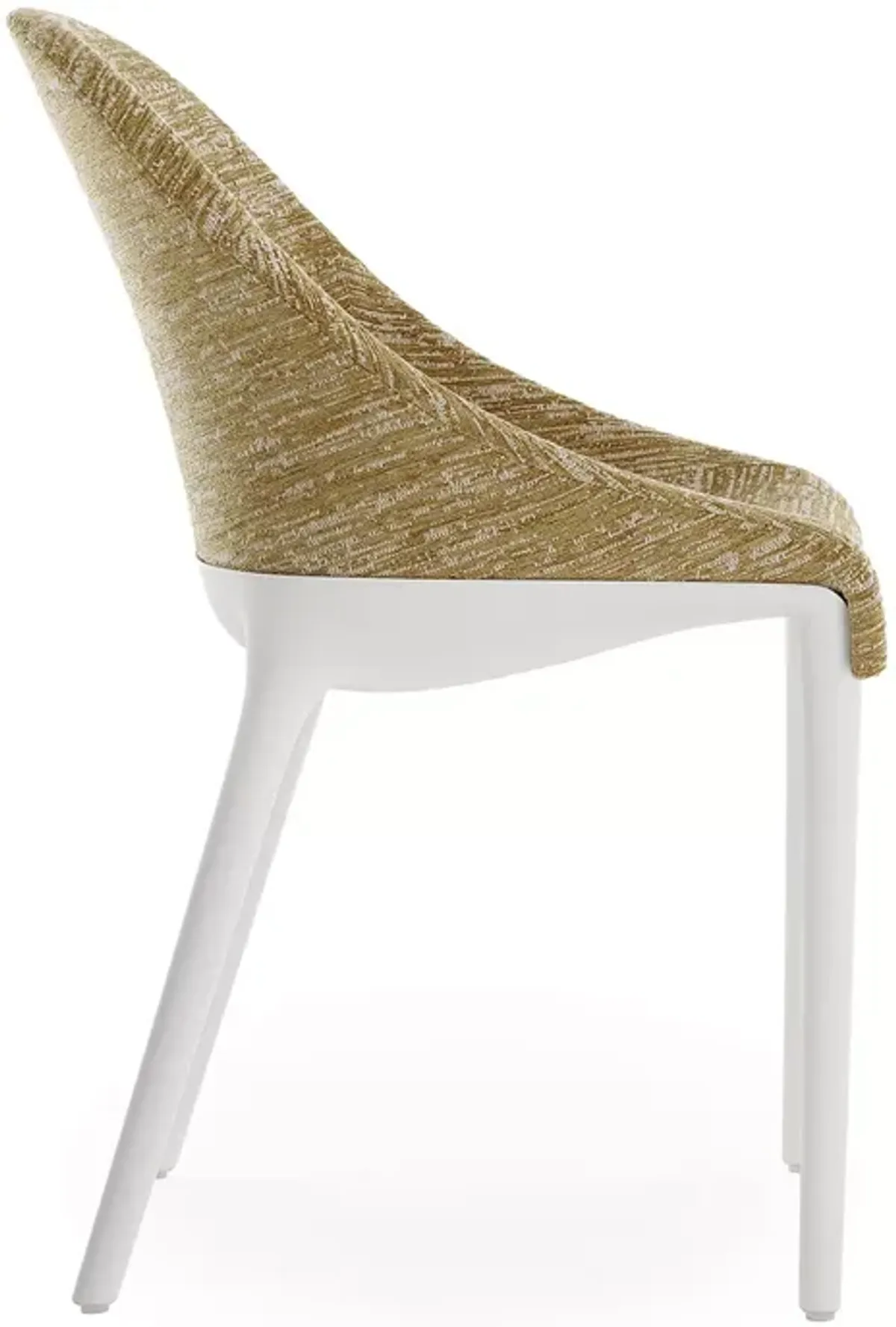 Kartell Eleganza Ela Dining Chair, White Legs  