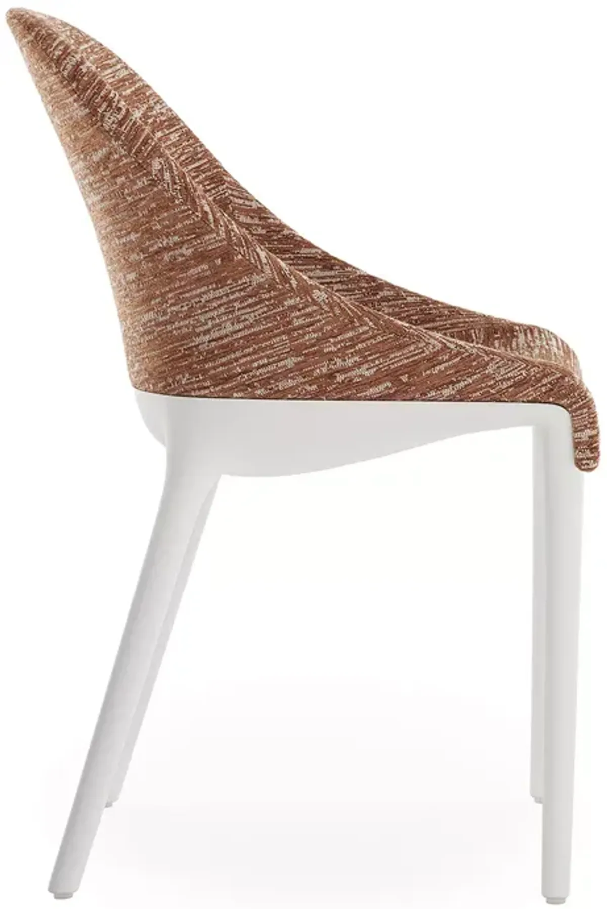 Kartell Eleganza Ela Dining Chair, White Legs  