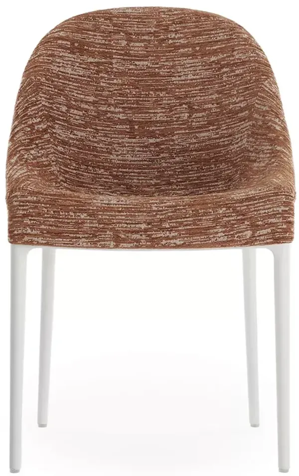 Kartell Eleganza Ela Dining Chair, White Legs  