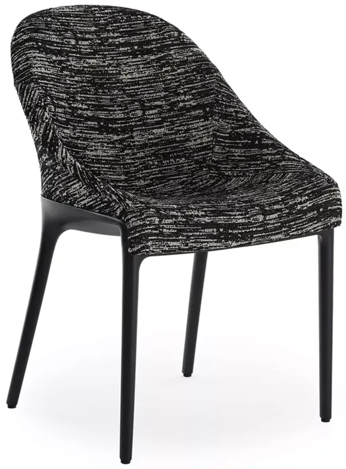 Kartell Eleganza Ela Dining Chair, Black Legs