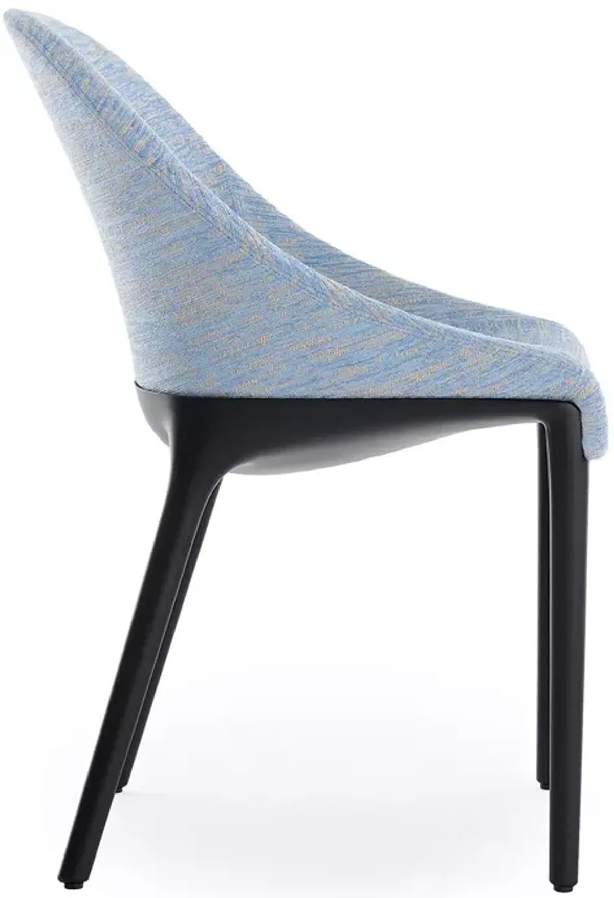 Kartell Eleganza Ela Dining Chair, Black Legs