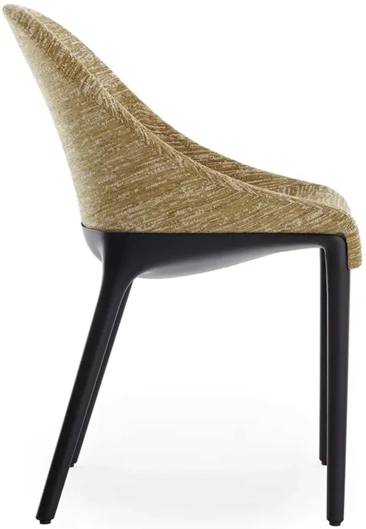 Kartell Eleganza Ela Dining Chair, Black Legs