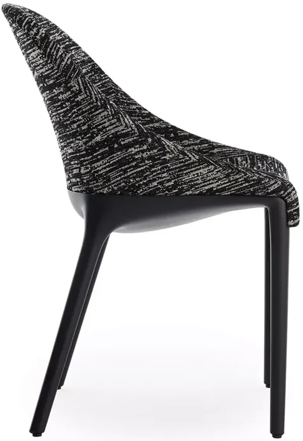 Kartell Eleganza Ela Dining Chair, Black Legs