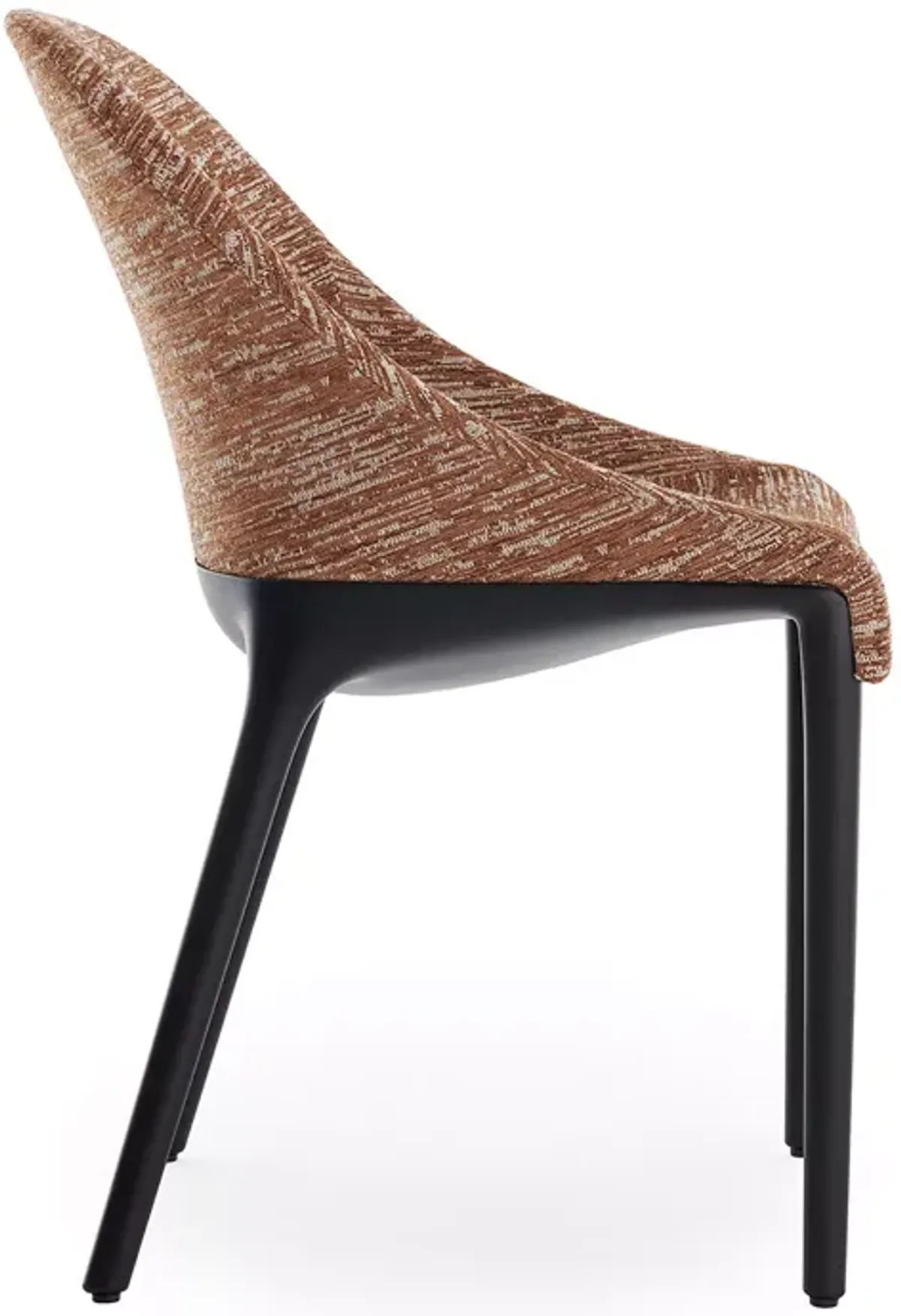 Kartell Eleganza Ela Dining Chair, Black Legs