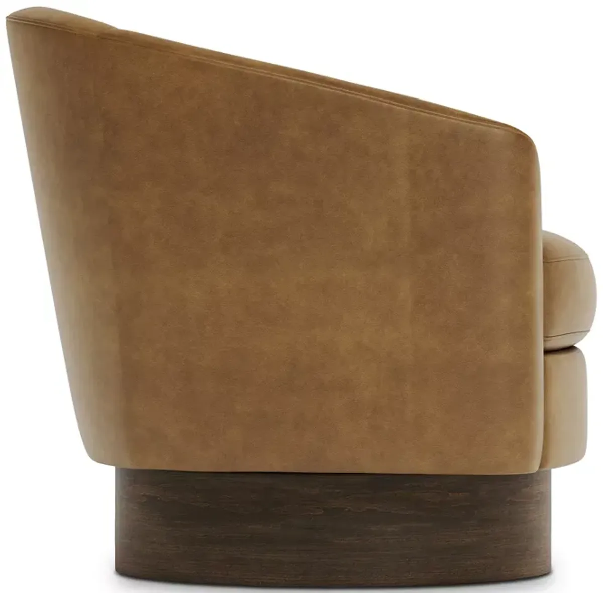 Bernhardt Camino Leather Swivel Chair