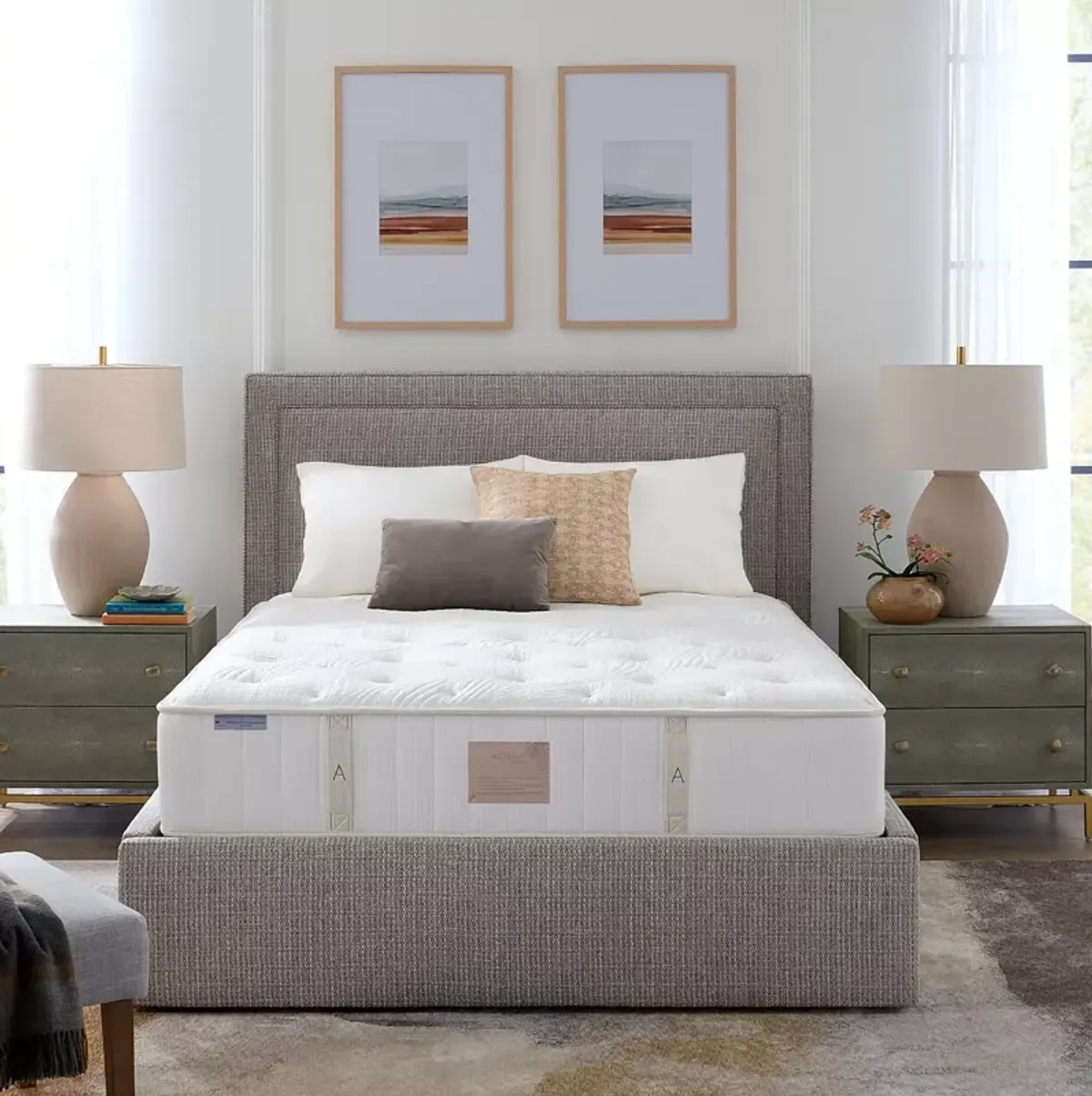 Asteria Artemis Luxury Firm Twin Mattress & 5" Box Spring Set - Exclusive