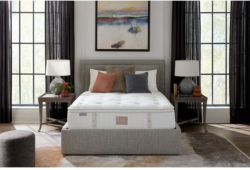 Artemis Luxury Firm Pillow Top California King Mattress Set, Low Profile