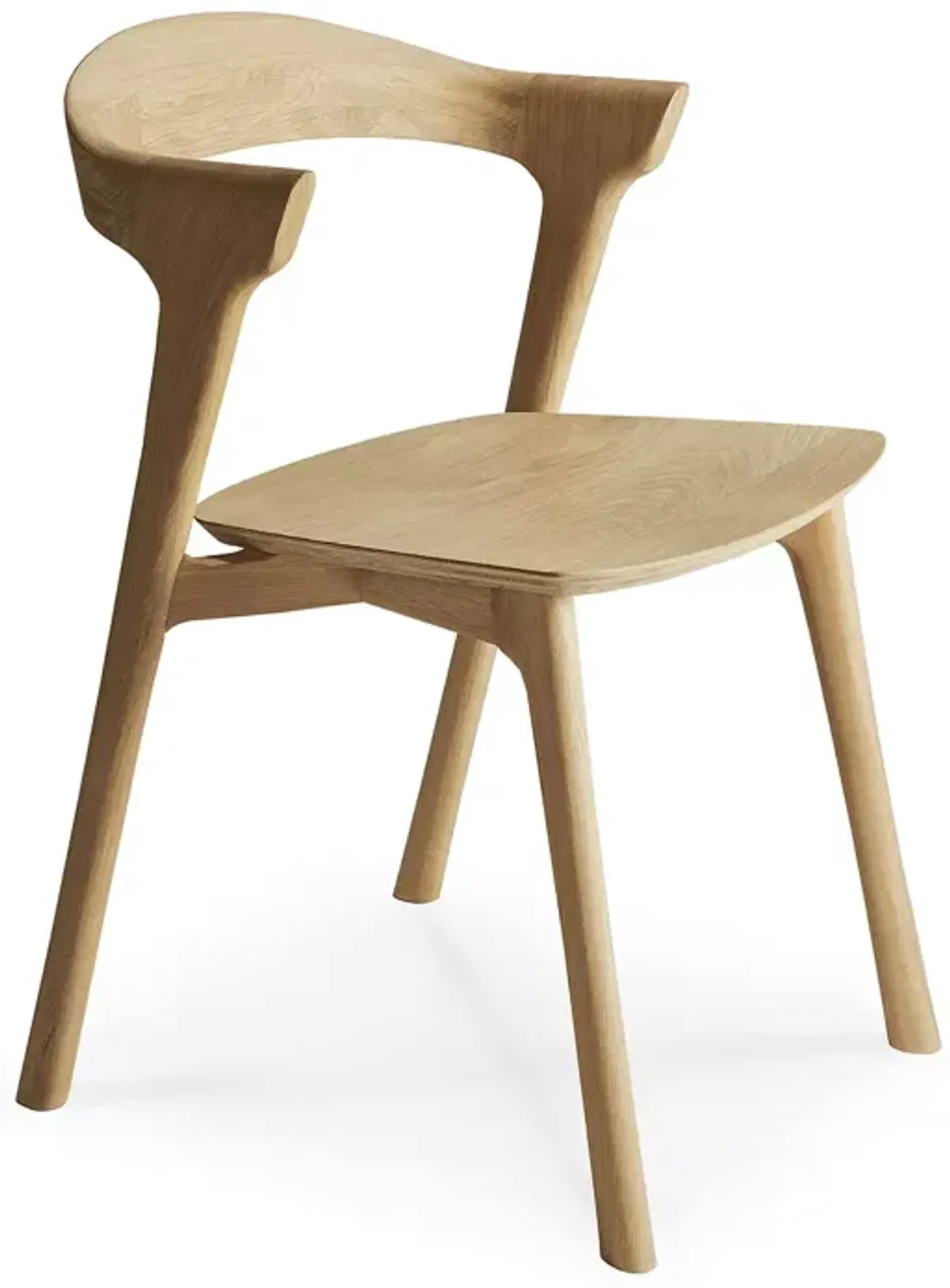 Ethnicraft Bok Dining Chair, Varnished Oak