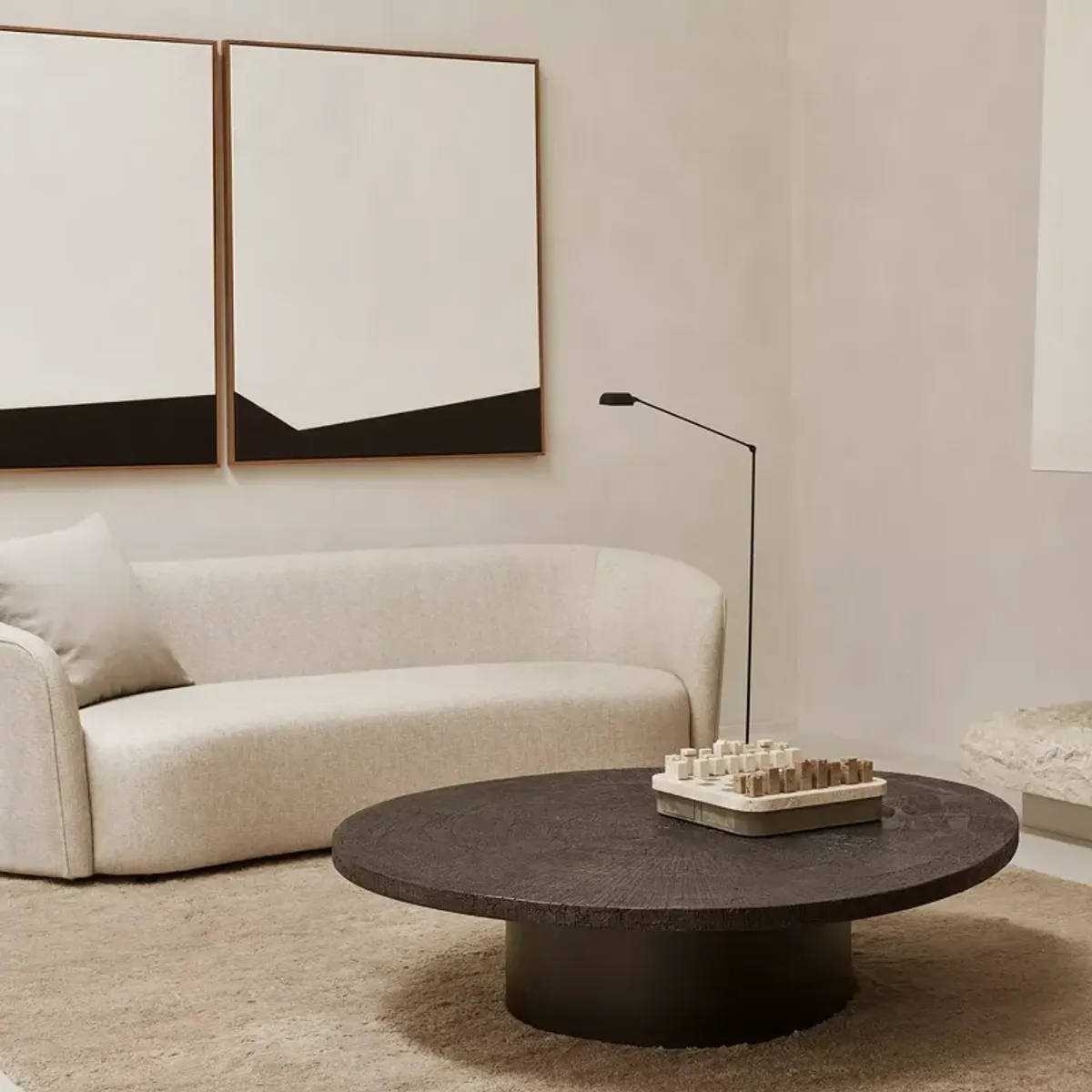 Ethnicraft Slice Coffee Table, Large
