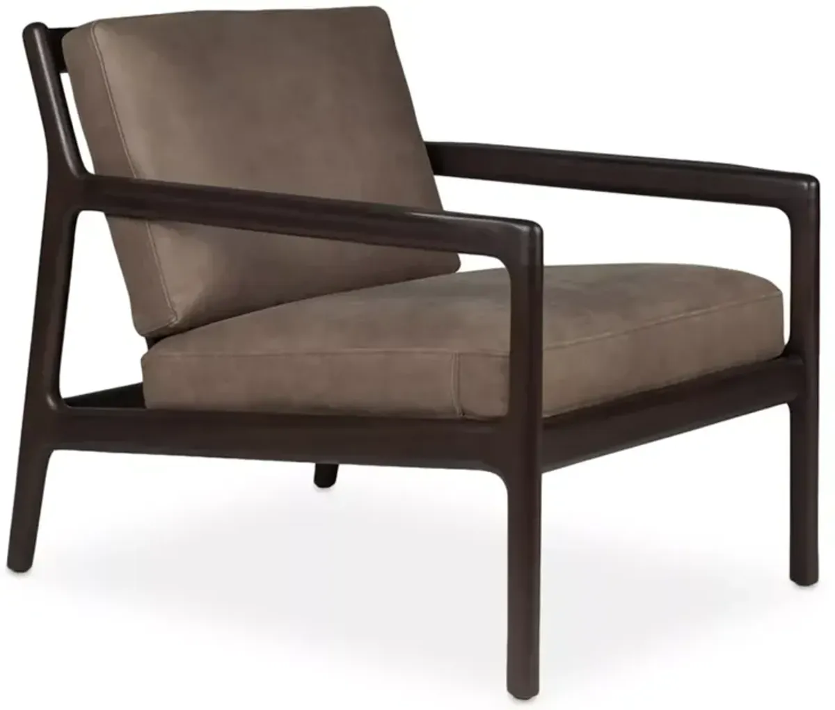 Ethnicraft Jack Lounge Chair in Leather