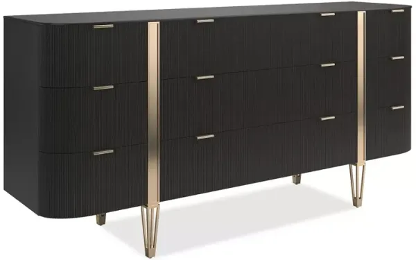 Caracole Love At First Sight 74" Dresser, Dark Chocolate