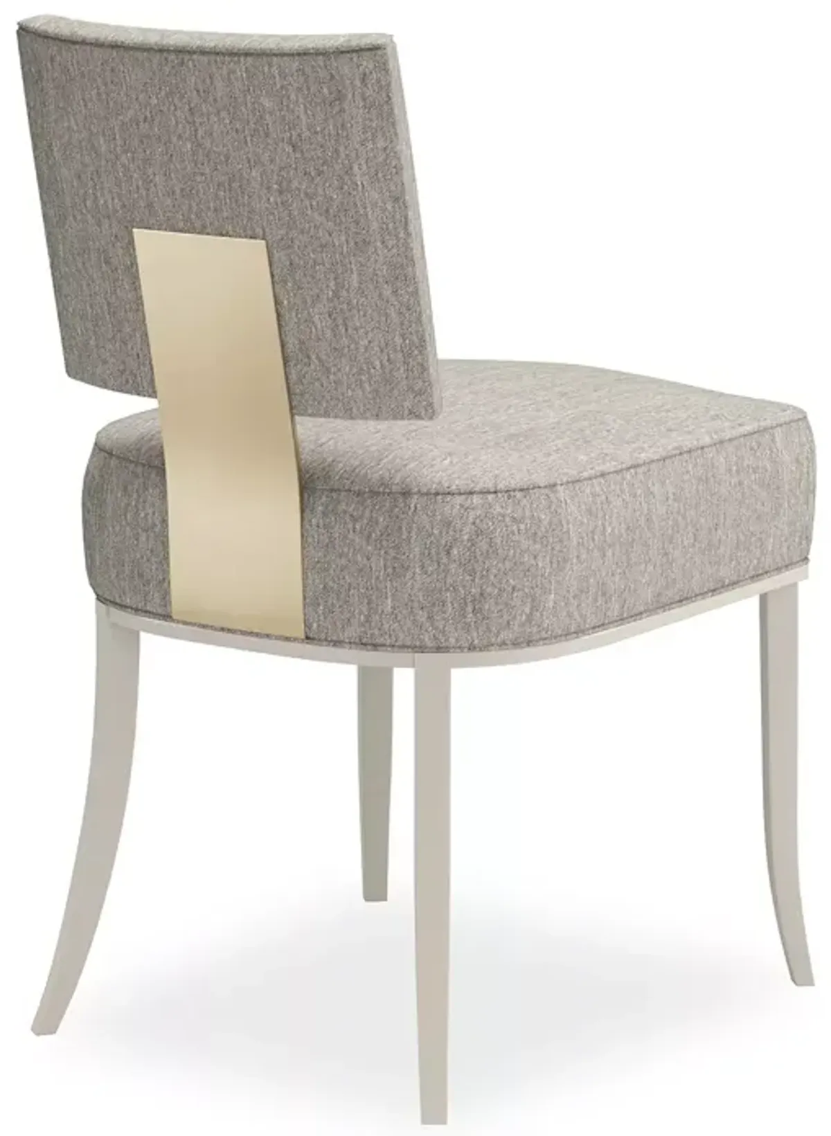 Caracole Reserved Seating Side Chair - Warm Gray