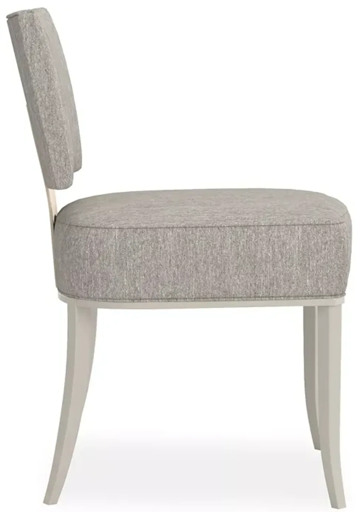 Caracole Reserved Seating Side Chair - Warm Gray