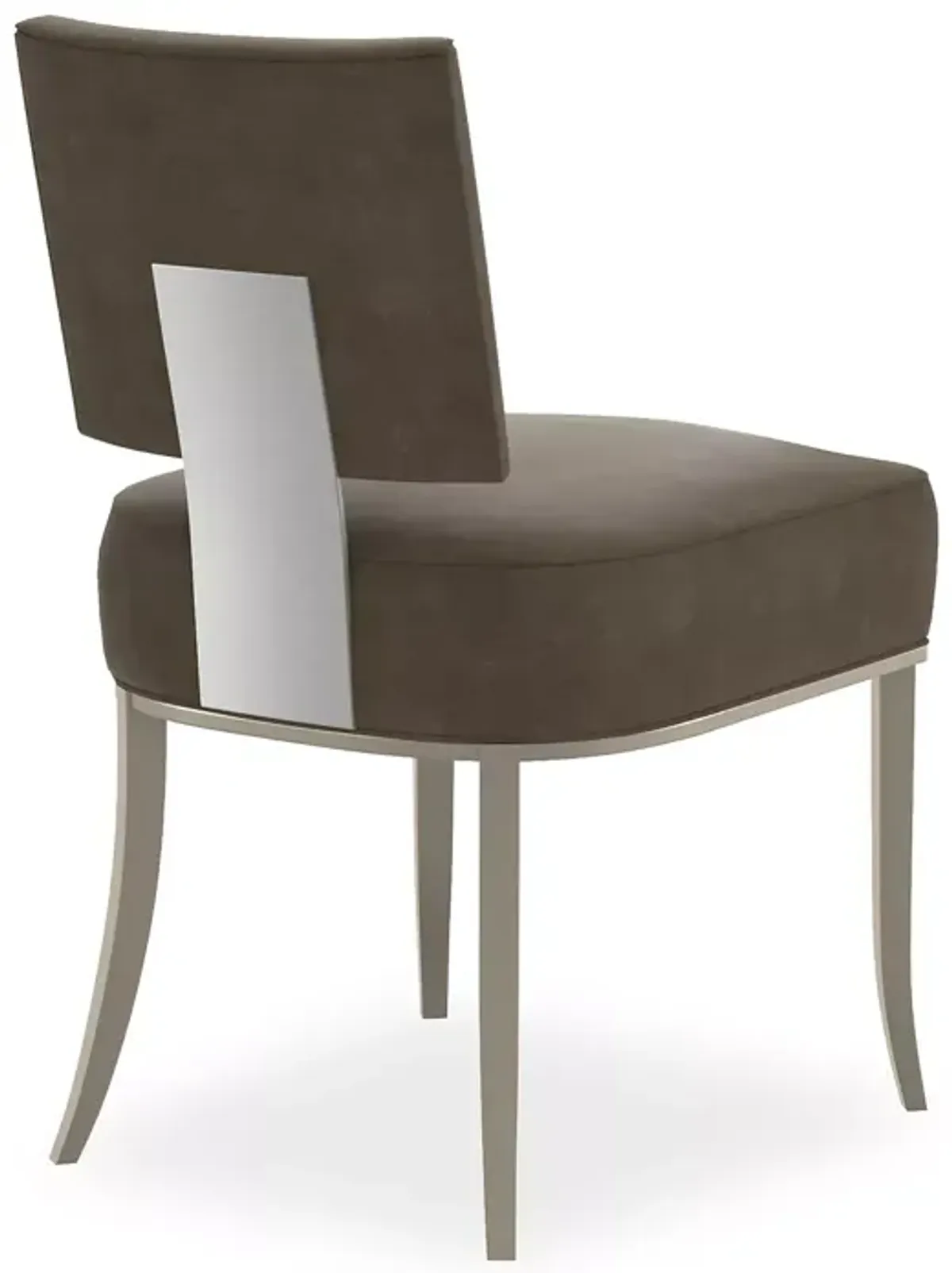Caracole Reserved Seating Side Chair - Dark Brown