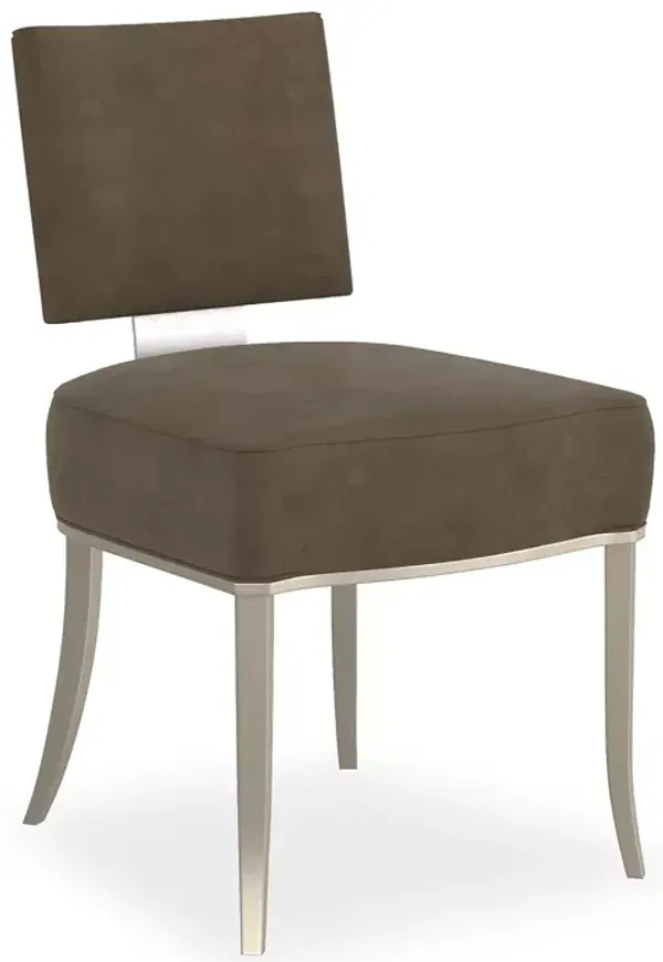 Caracole Reserved Seating Side Chair - Dark Brown