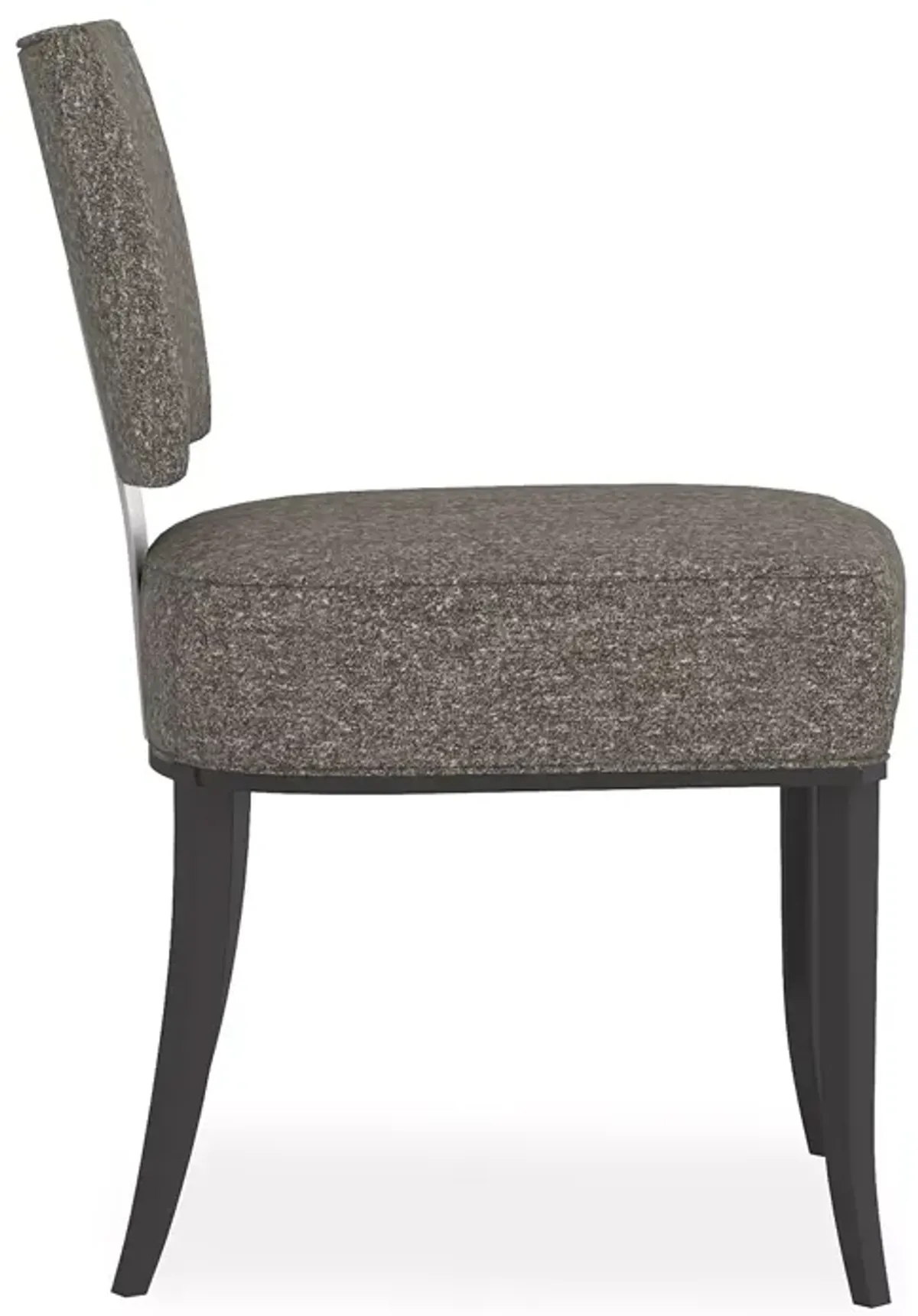 Caracole Reserved Seating Side Chair - Dark Gray
