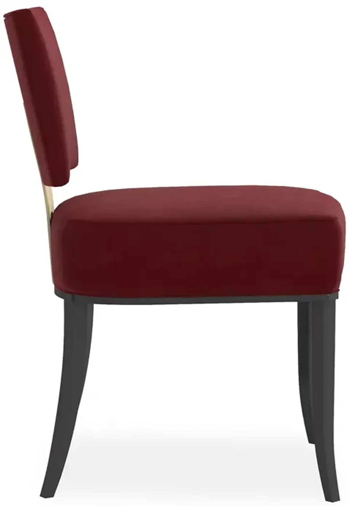 Caracole Reserved Seating Side Chair - Red