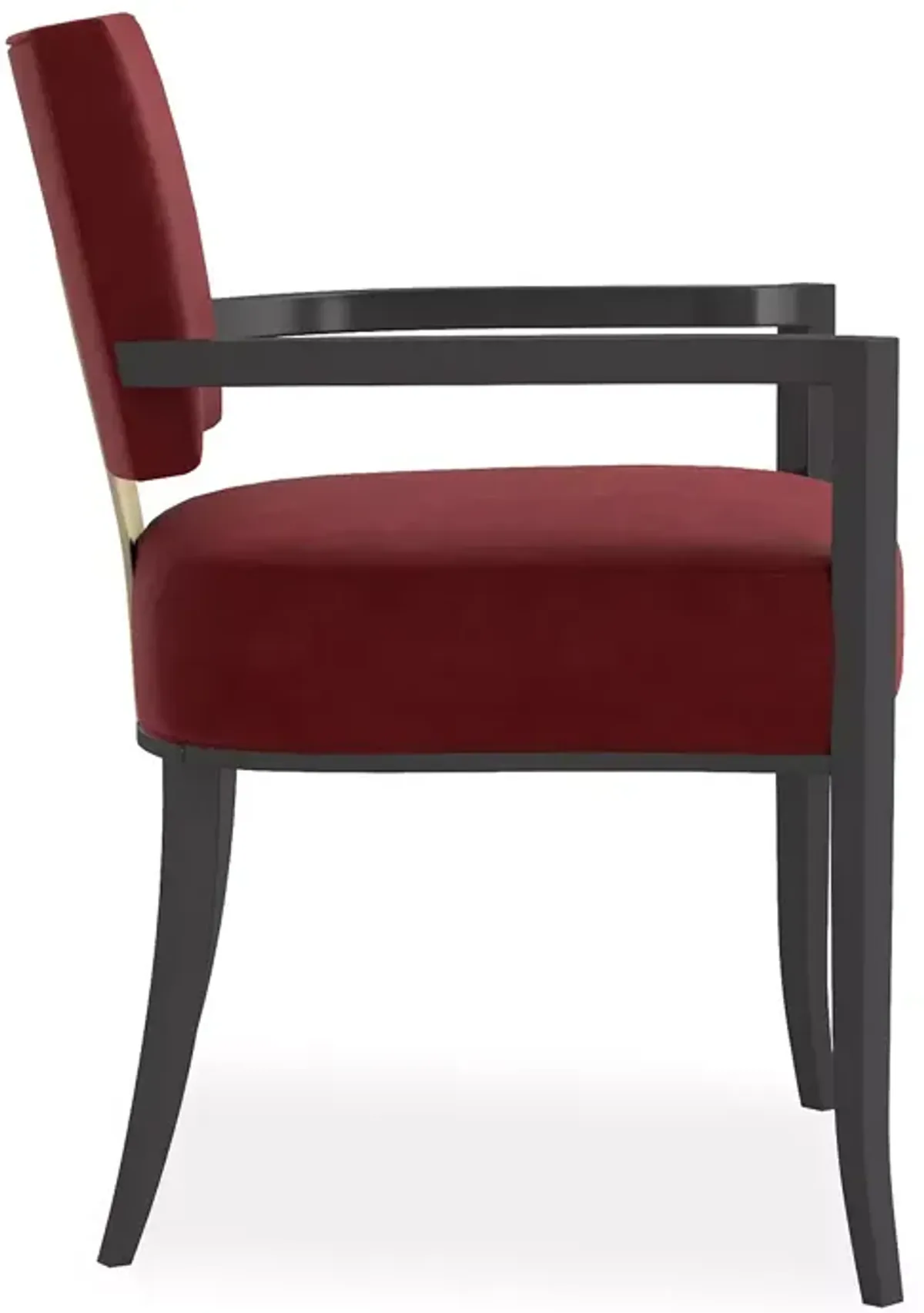 Caracole Reserved Seating Arm Chair - Red