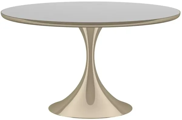 Caracole Semper 54" Round Dining Table - Whisper of Gold