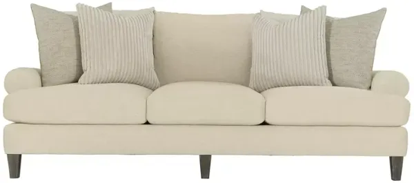 Bernhardt Isabella Cream Fabric Sofa 