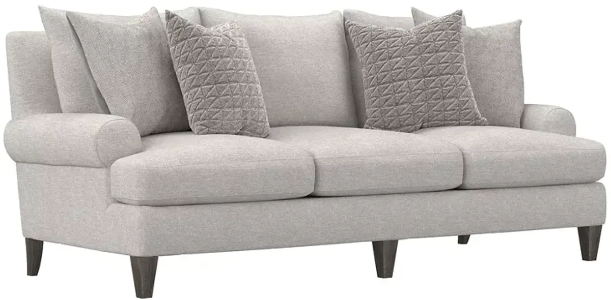 Bernhardt Isabella Gray Fabric Sofa