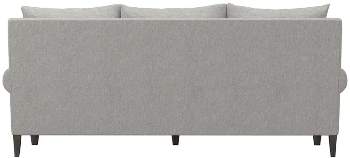 Bernhardt Isabella Gray Fabric Sofa