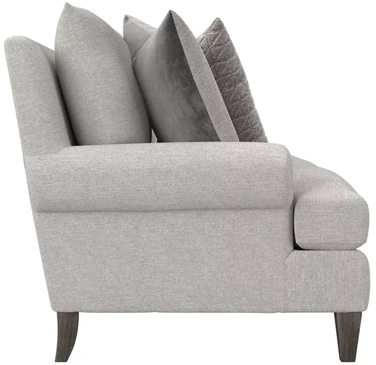 Bernhardt Isabella Gray Fabric Sofa