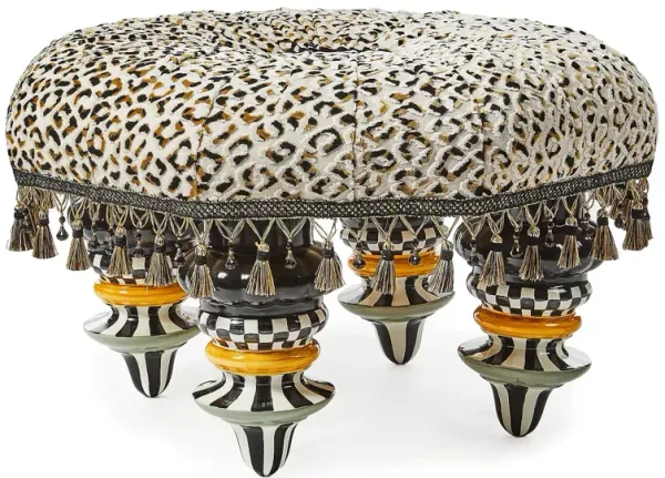 Mackenzie-Childs Ocelot Ottoman