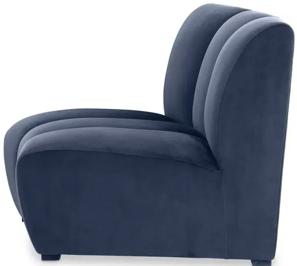 Eichholtz Lando Modular Sofa Chair, in Savona Midnight Blue
