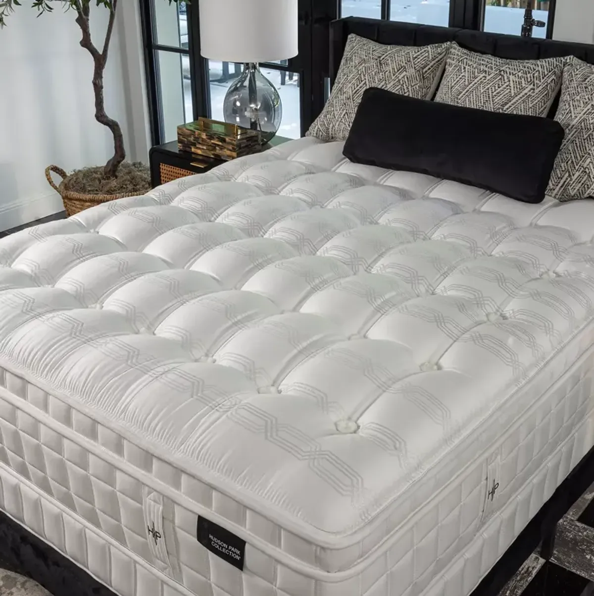 Hudson Park Collection Thompson Medium Euro Top Split Queen Mattress Set - Exclusive