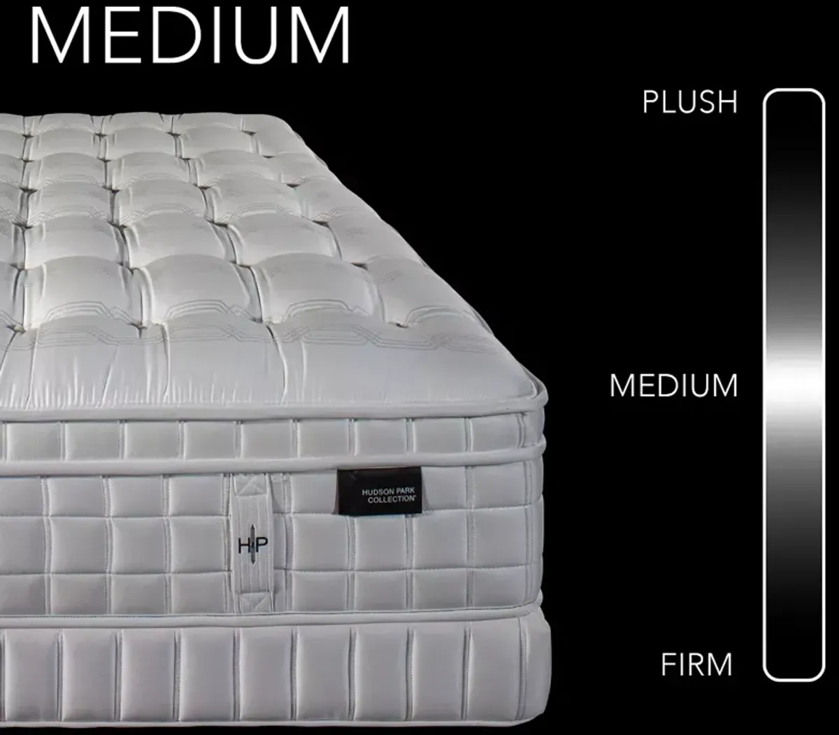 Hudson Park Collection Thompson Medium Euro Top King Mattress Set - Exclusive
