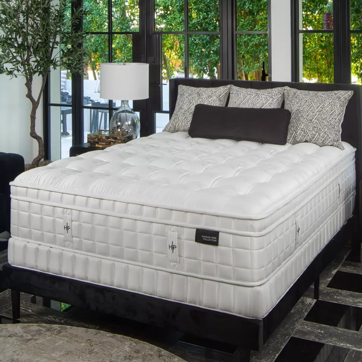Hudson Park Collection Thompson Medium Euro Top King Mattress Set - Exclusive