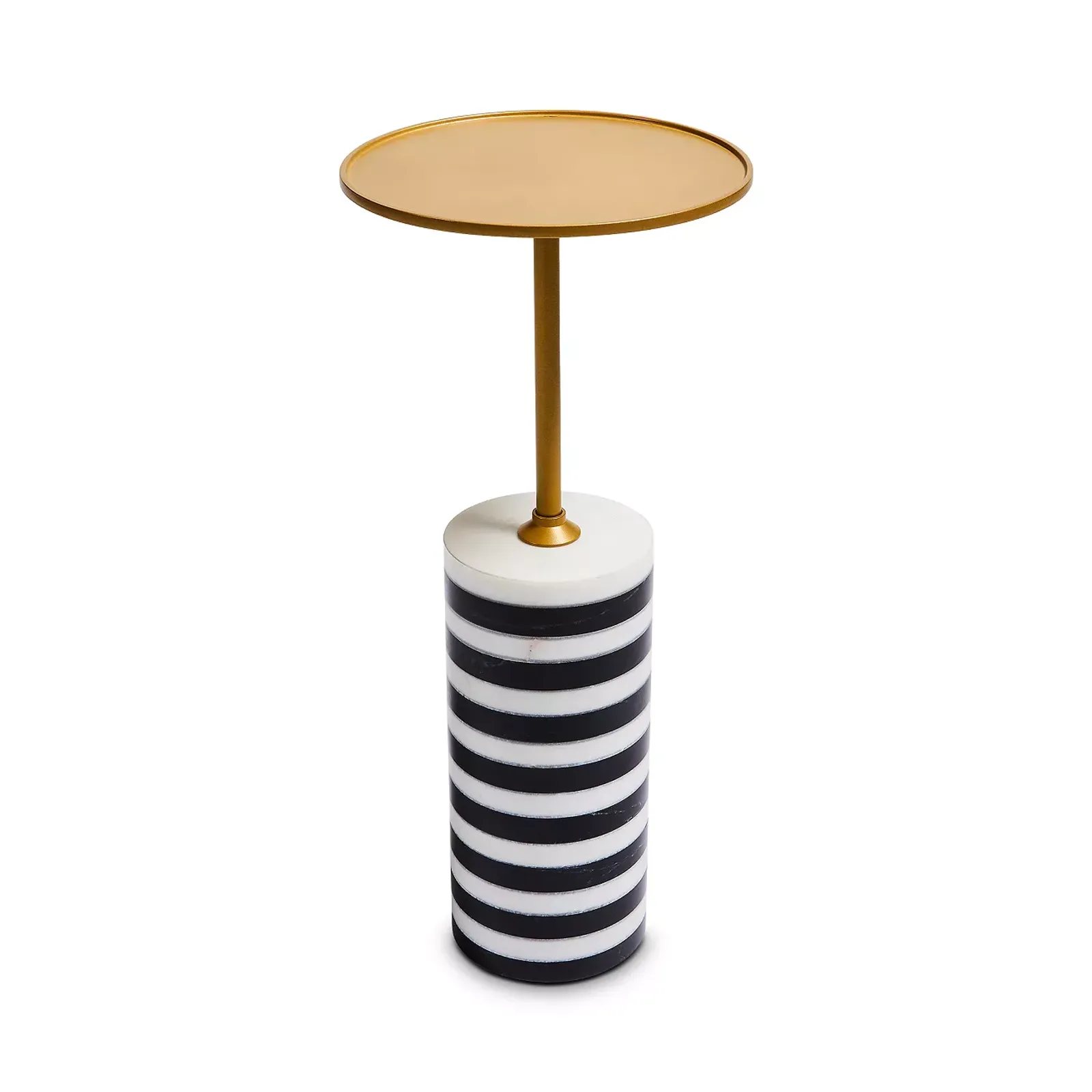 Mackenzie-Childs Priorities Round Stripe Side Table