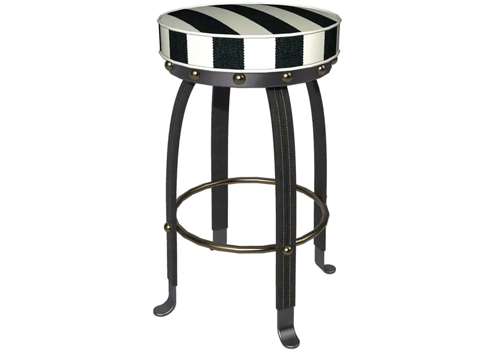 Mackenzie-Childs Flatiron Bar Stool, 30"