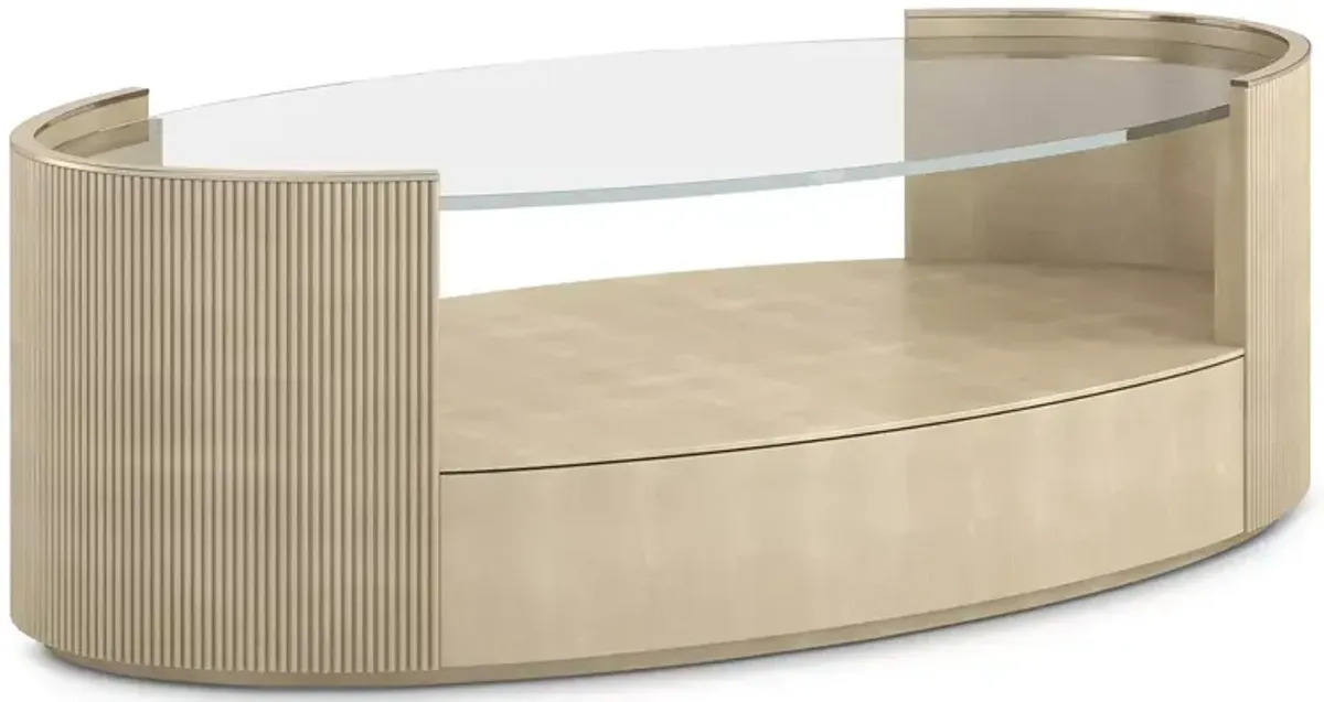 Caracole Love Oval Cocktail Table